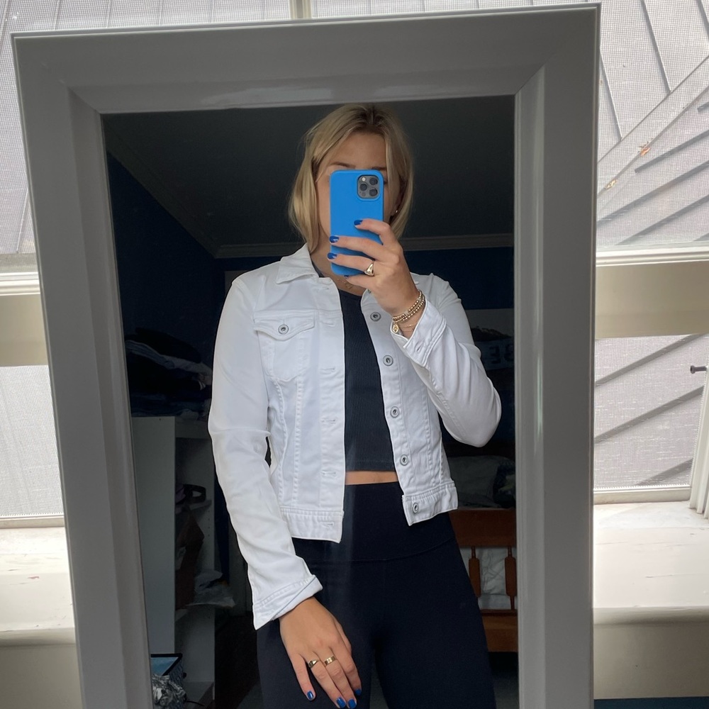 AG white jean jacket